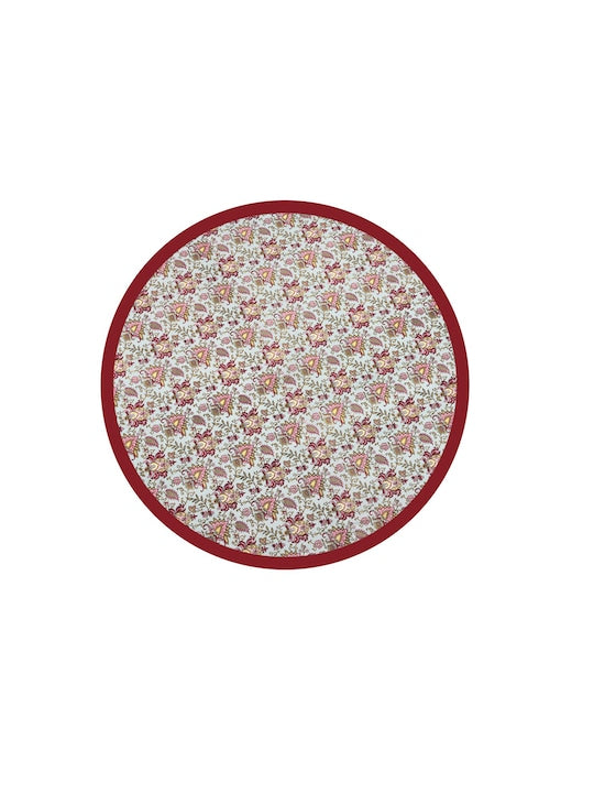 Cotton Round Table Cover - 6 seater- 60inches