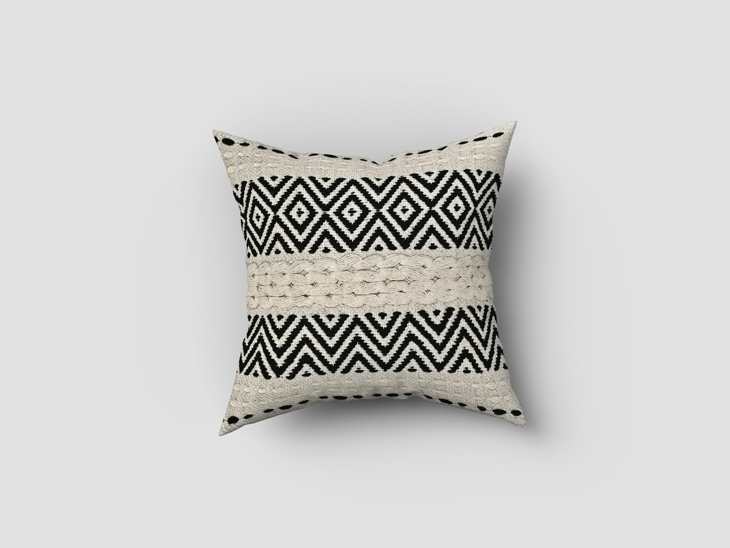 Set of 2 Cotton Cushion Covers - 16 Inches