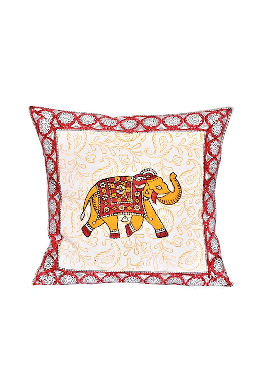 Set of 5 Handblock Printed Cushion Covers9421716x16 Inches