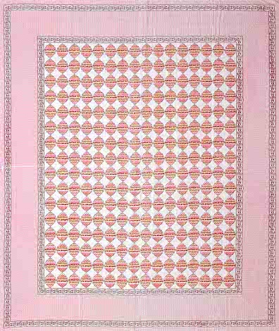 Cotton Double King Bedsheet with 2 Pillow Covers