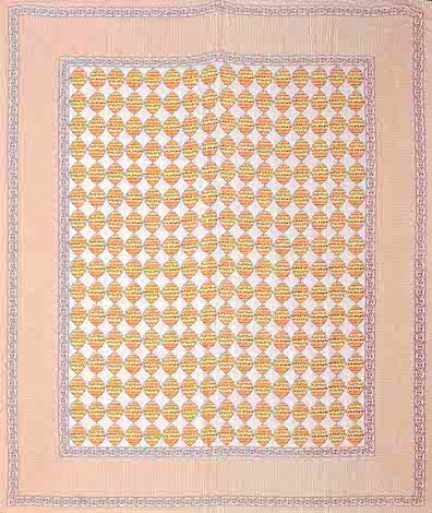 Cotton Double King Bedsheet with 2 Pillow Covers