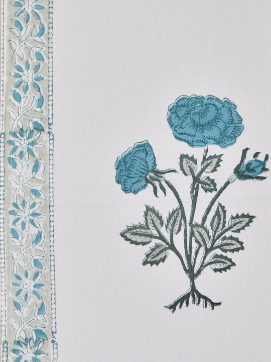 Handblock printed Table runner - 12X70 inch