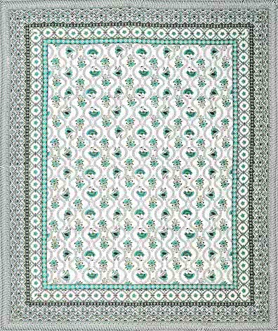 Cotton Double King Bedsheet with 2 Pillow Covers