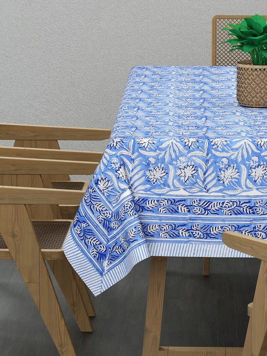 Handblock Printed Table Cover - 6 Seater (60X90 Inches)