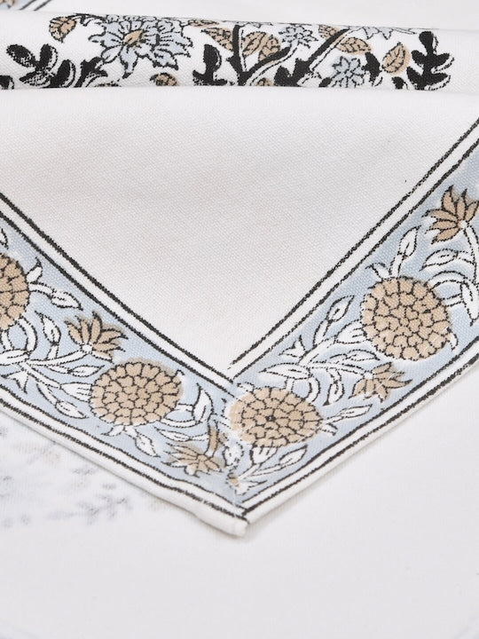 Handblock printed Table runner - 12X70 inch