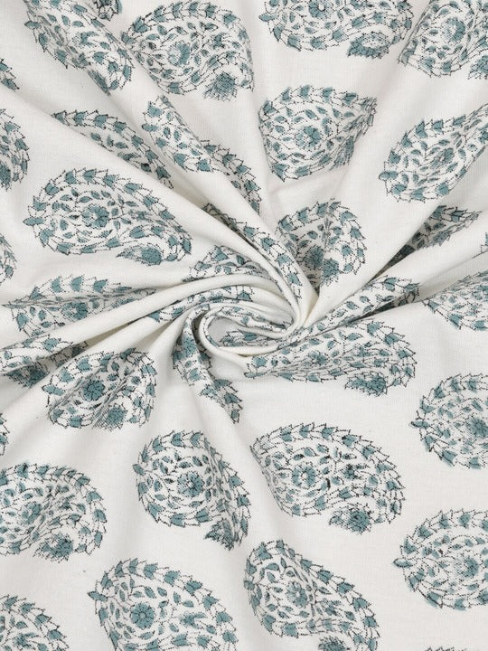 Handblock printed Canvas Cotton Table Cloth 60X90 Inches - 6 Seater Dining Table