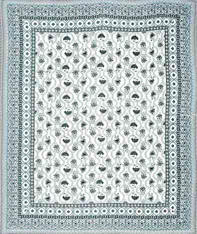 Cotton Double King Bedsheet with 2 Pillow Covers