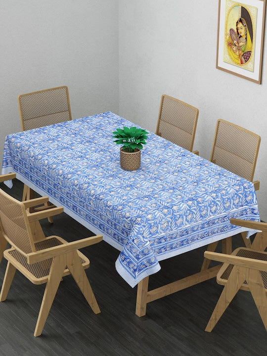 Handblock Printed Table Cover - 6 Seater (60X90 Inches)
