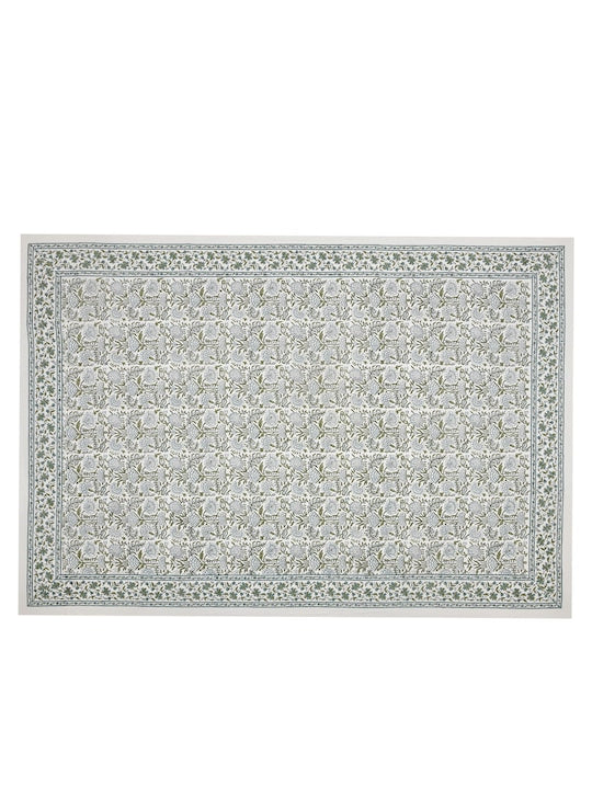 Handblock printed Canvas Cotton Table Cloth 60X90 Inches - 6 Seater Dining Table (Copy)