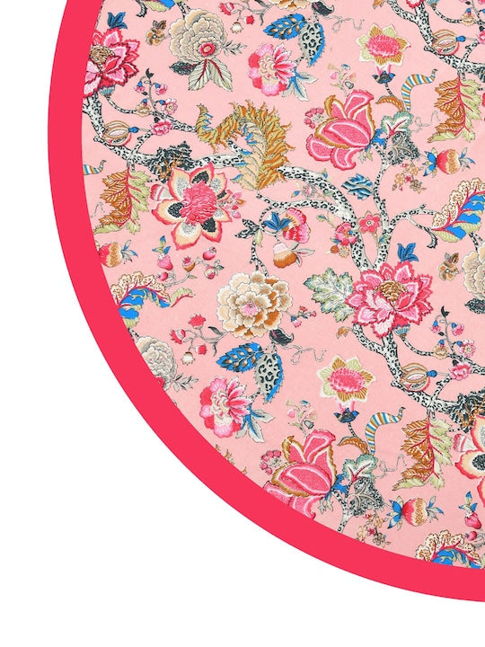 Cotton Round Table Cover - 6 seater- 60inches