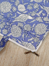 Laptop Bag with Handle -100% Cotton with handblock print and cushion support - 13-15 inches