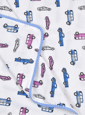 60X90 Inches Reversible Kids Print Dohar/AC Blanket with Flannel Sheeting-04