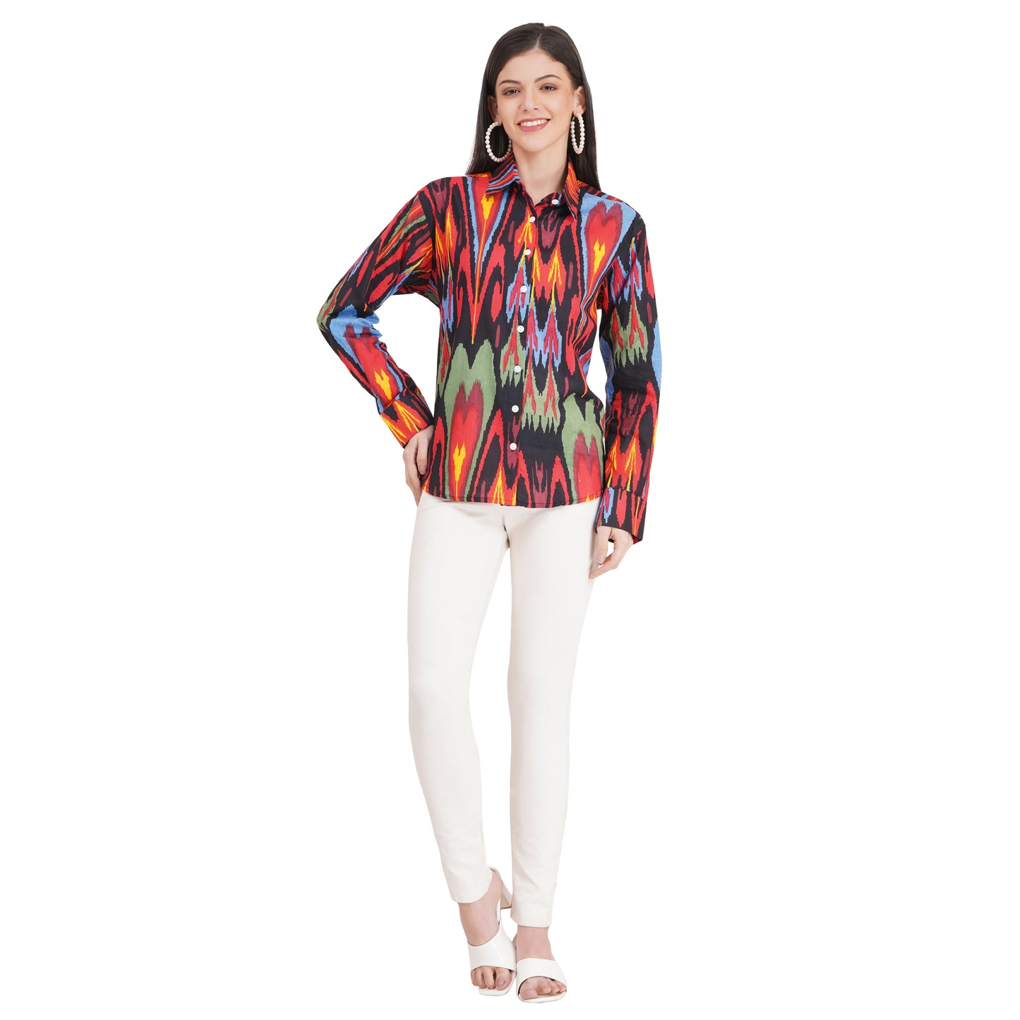 Women's Shirts Full Sleeves 100% Cotton