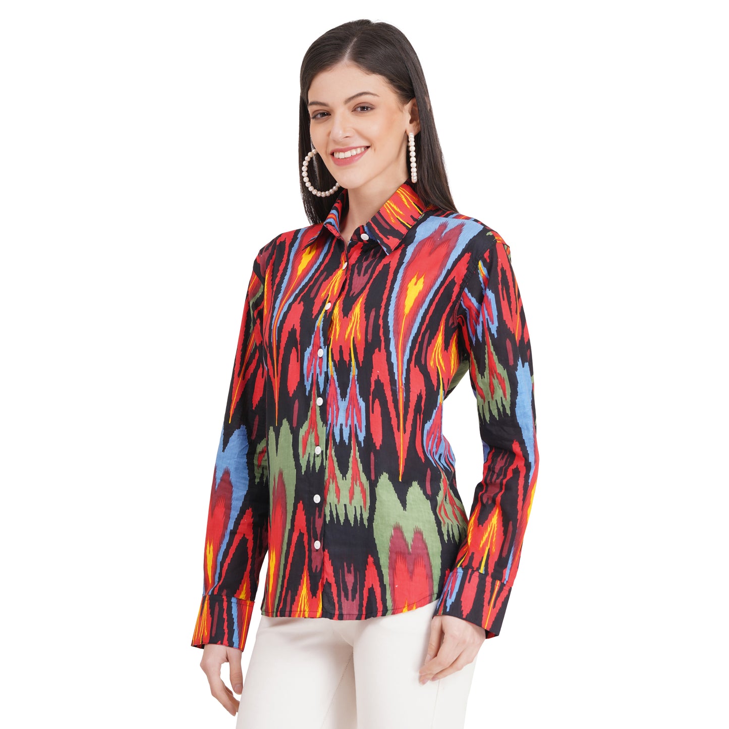 Women's Shirts Full Sleeves 100% Cotton