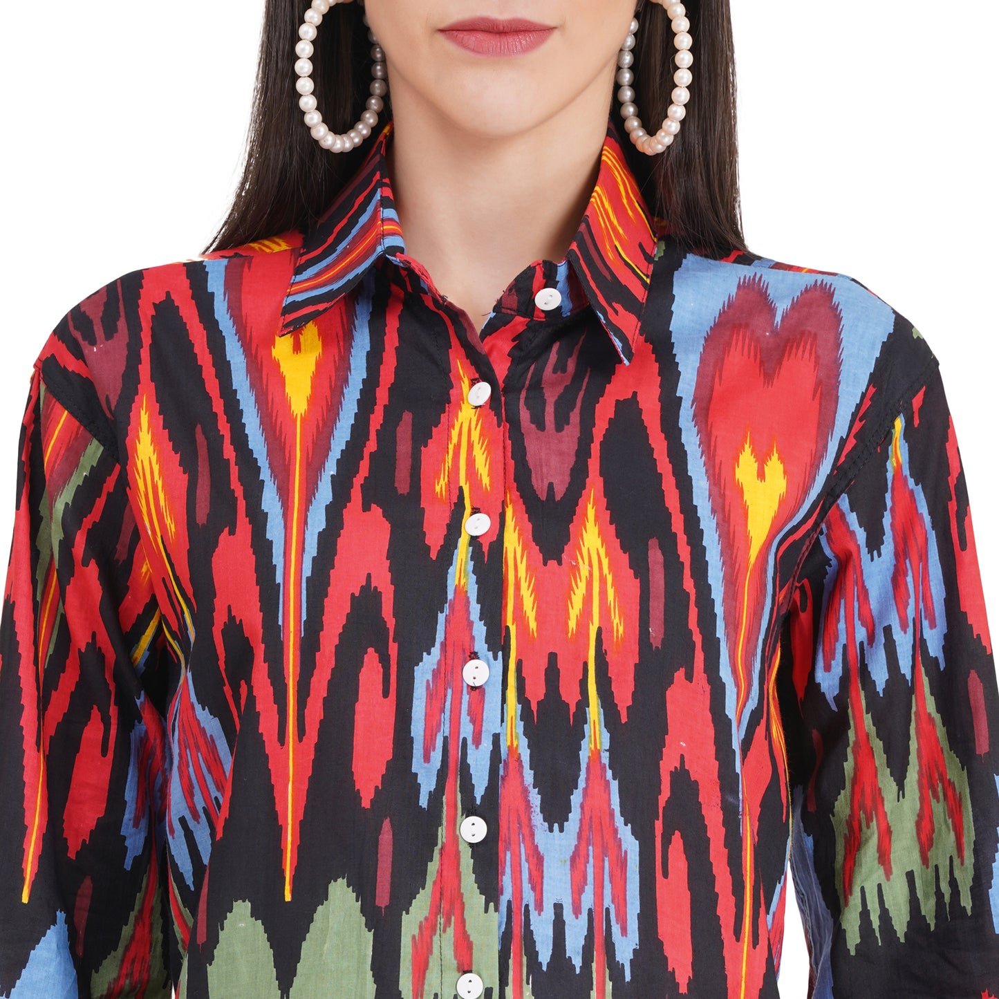 Women's Shirts Full Sleeves 100% Cotton