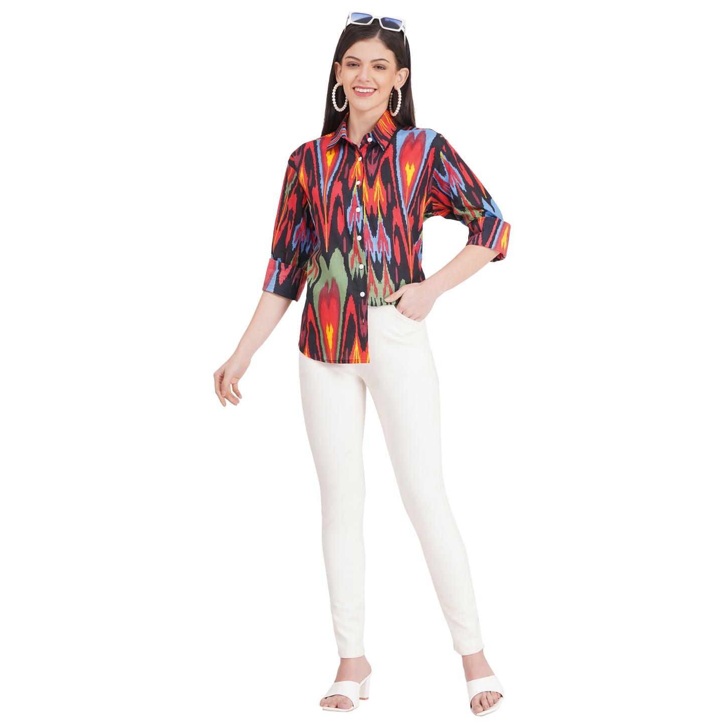Women's Shirts Full Sleeves 100% Cotton