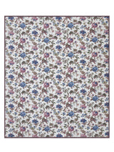 Quilted Floral Printed Reversible Bedcover with 2 Pillow Covers