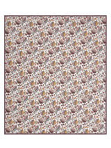 Quilted Floral Printed Reversible Bedcover with 2 Pillow Covers
