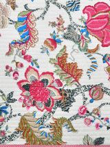 Quilted Floral Printed Reversible Bedcover with 2 Pillow Covers