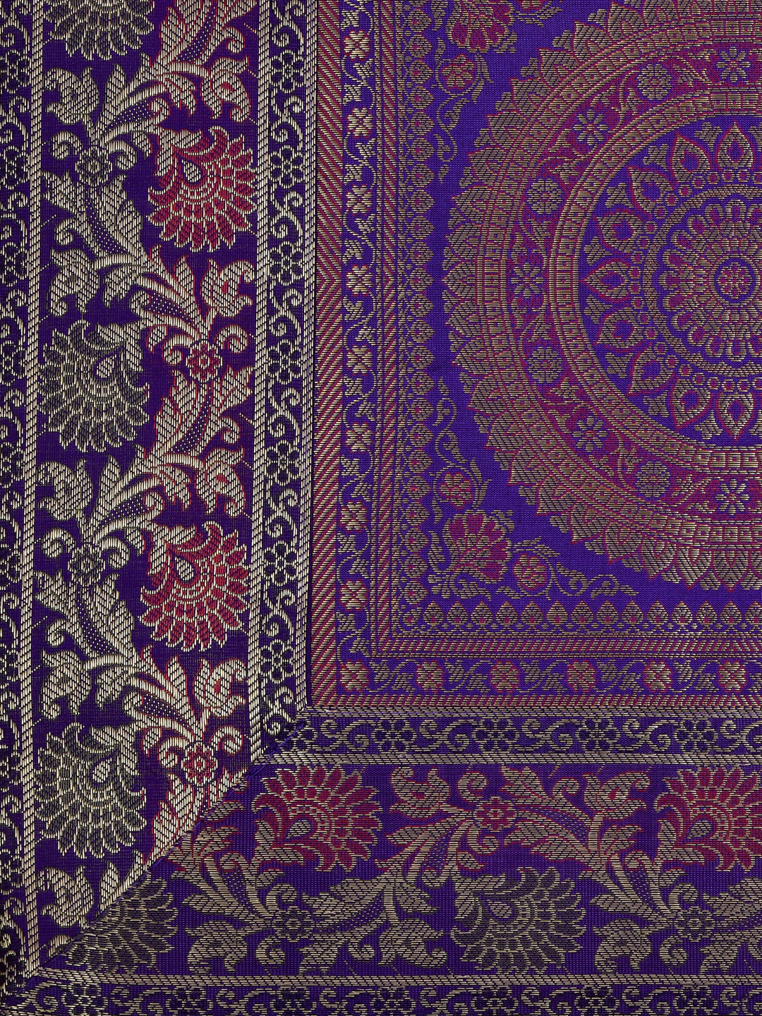 Set of 2 Banarasi Cushion Cover - 16 Inches
