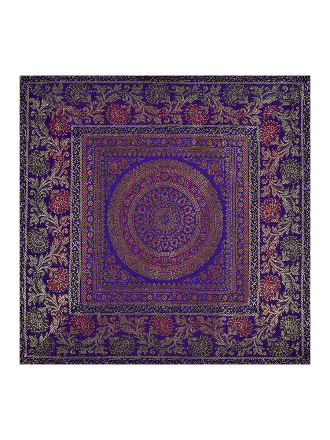 Set of 2 Banarasi Cushion Cover - 16 Inches