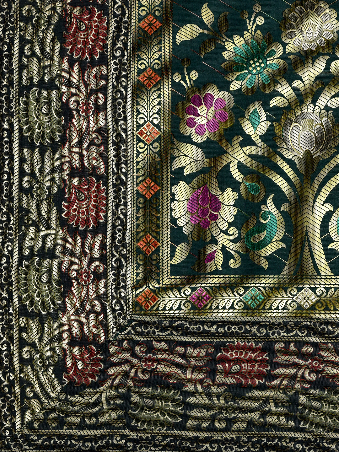 Set of 2 Banarasi Cushion Cover - 16 Inches