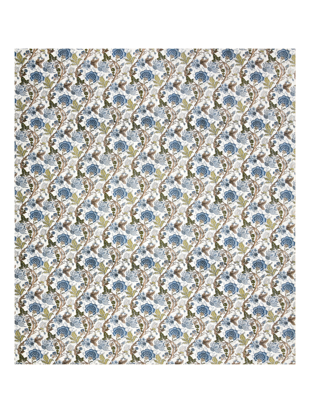 Handblock printed Kantha Bedcover