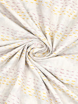 Handblock printed Kantha Bedcover