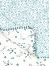 Ethnic Printed Reversible Single Bed Cotton AC Blanket | Lightweight Summer Dohar 60x90 inches