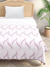 Ethnic Printed Reversible Single Bed Cotton AC Blanket | Lightweight Summer Dohar 60x90 inches