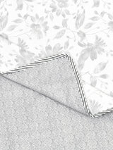 Ethnic Printed Reversible Single Bed Cotton AC Blanket | Lightweight Summer Dohar 60x90 inches