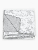 Ethnic Printed Reversible Single Bed Cotton AC Blanket | Lightweight Summer Dohar 60x90 inches