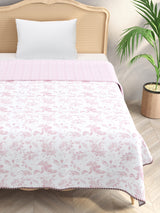 Ethnic Printed Reversible Single Bed Cotton AC Blanket | Lightweight Summer Dohar 60x90 inches