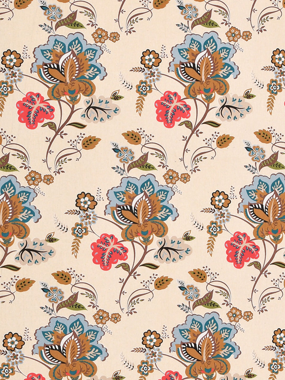 Cotton Ethnic motifs Printed Door Curtains - Set of 2 - 9X4 feet
