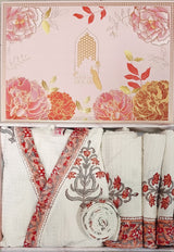 Gift Box – 1 Unisex Bathrobe, 1 Bath Towel, 2 hand Towels
