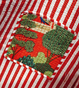 Handblock Printed Quilted Tote Bag without zip/button 17x18x 6 inches