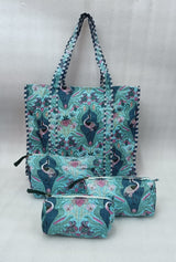 Tote Bag with set of 3 Pouches