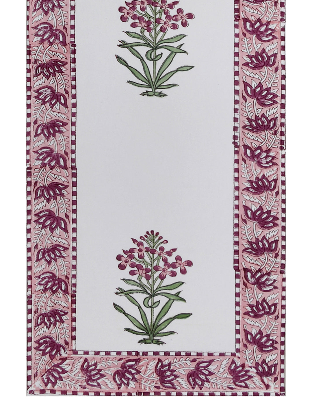 Handblock printed Table runner - 12X70 inch13110201