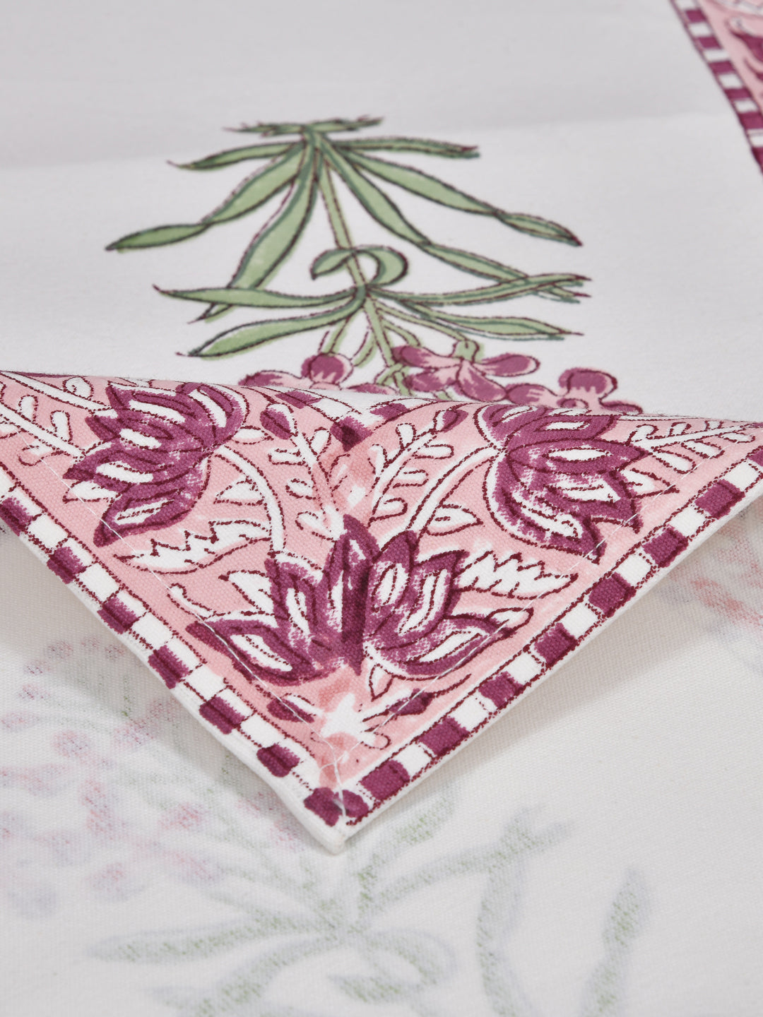 Handblock printed Table runner - 12X70 inch13110201