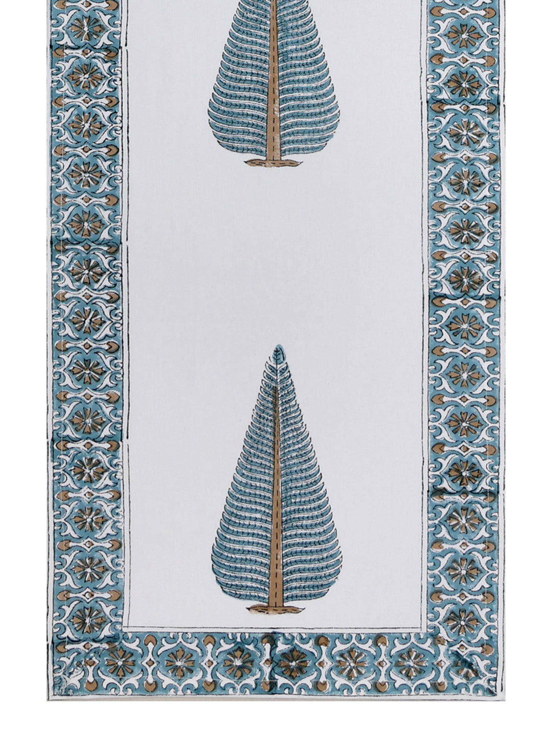 Handblock printed Table runner - 12X70 inch13110204