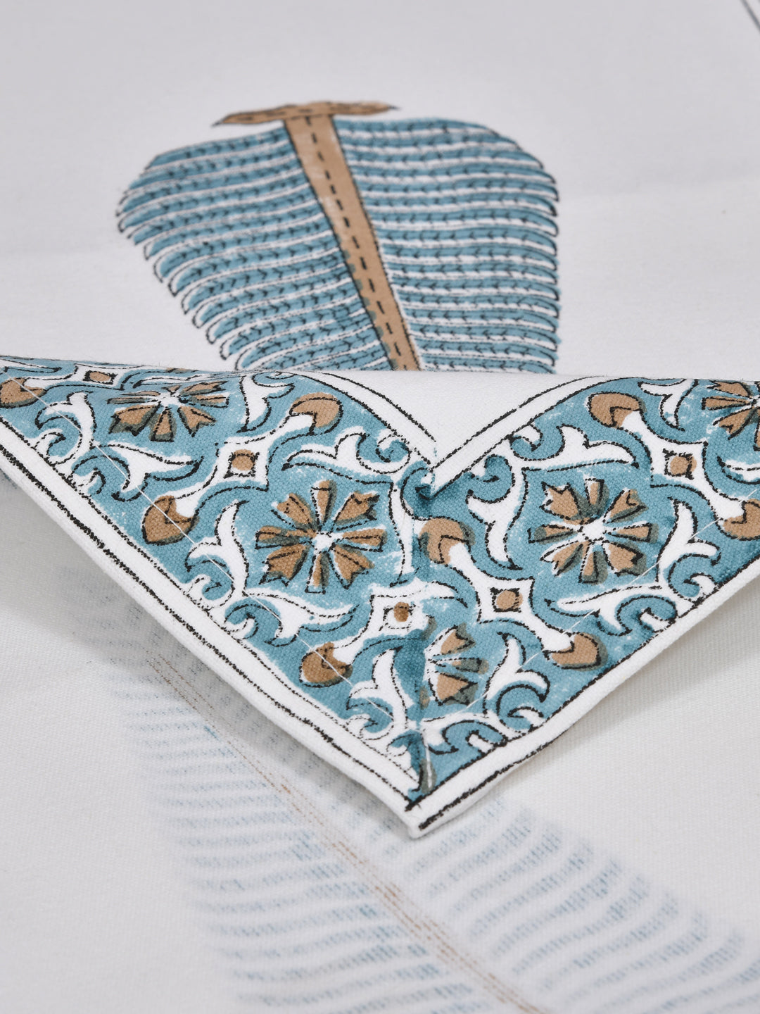 Handblock printed Table runner - 12X70 inch13110204