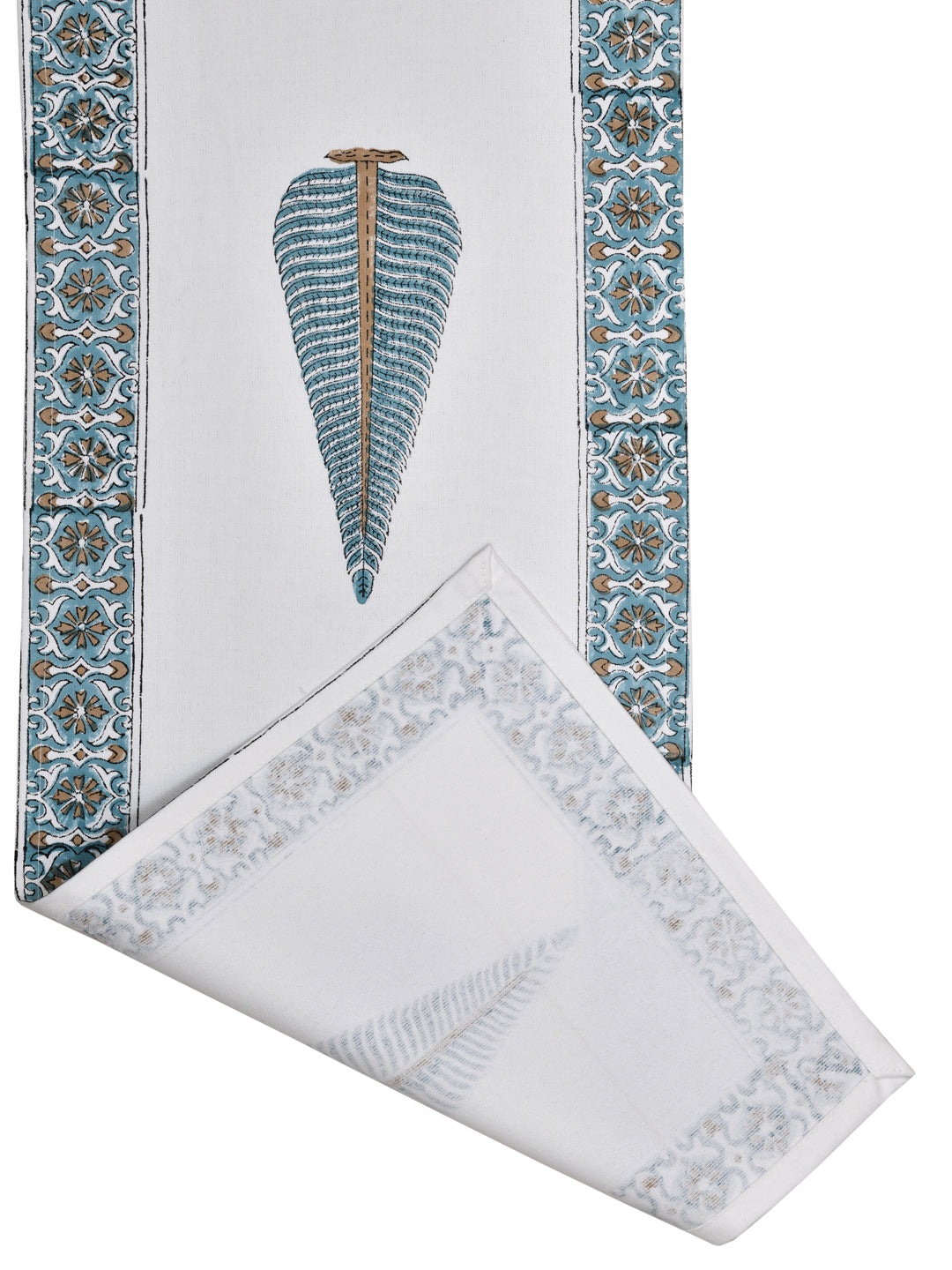 Handblock printed Table runner - 12X70 inch13110204