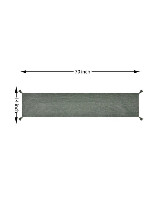 Slub Cotton Table Runner - 12X70 inch