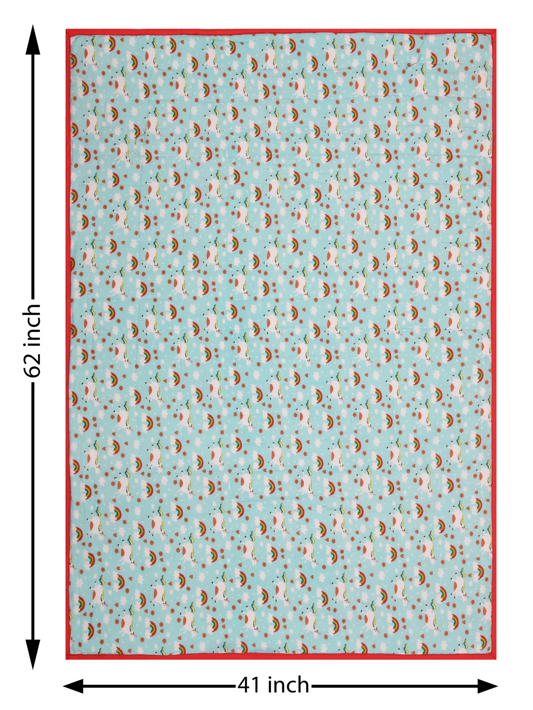 Cotton Reversible Kids Dohar/AC Blanket - 40X60 Inches
