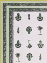 Quilted Floral Printed Reversible Bedcover with 2 Pillow Covers