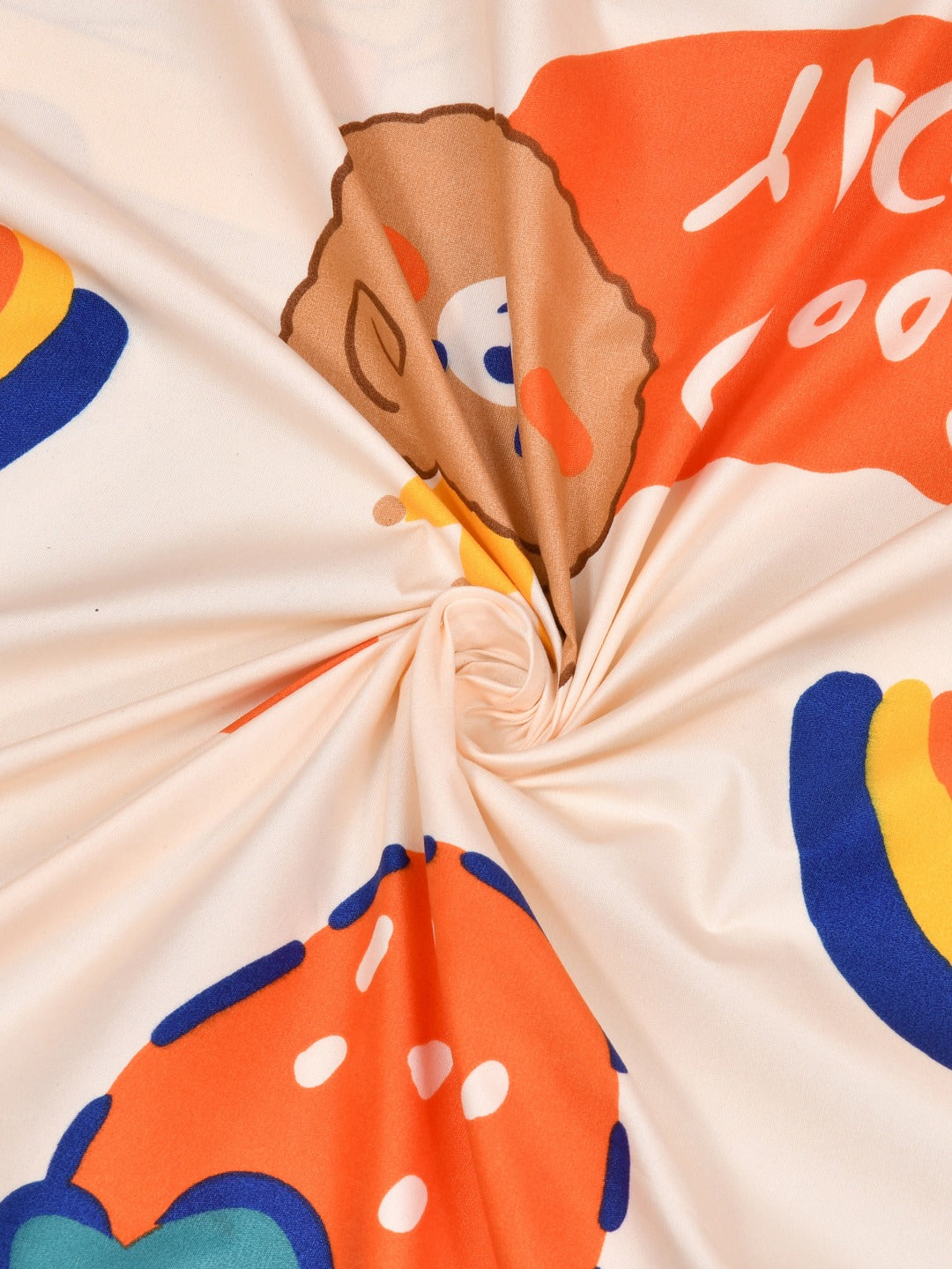 Kids Print Single bedsheet with 1 Pillow Cover