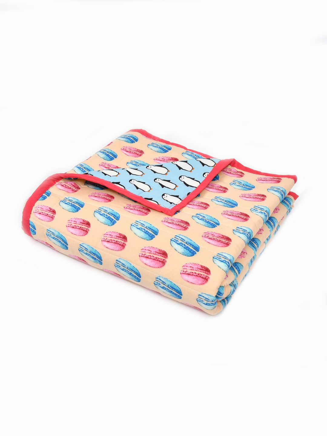 Cotton Reversible Kids Dohar/AC Blanket - 40X60 Inches
