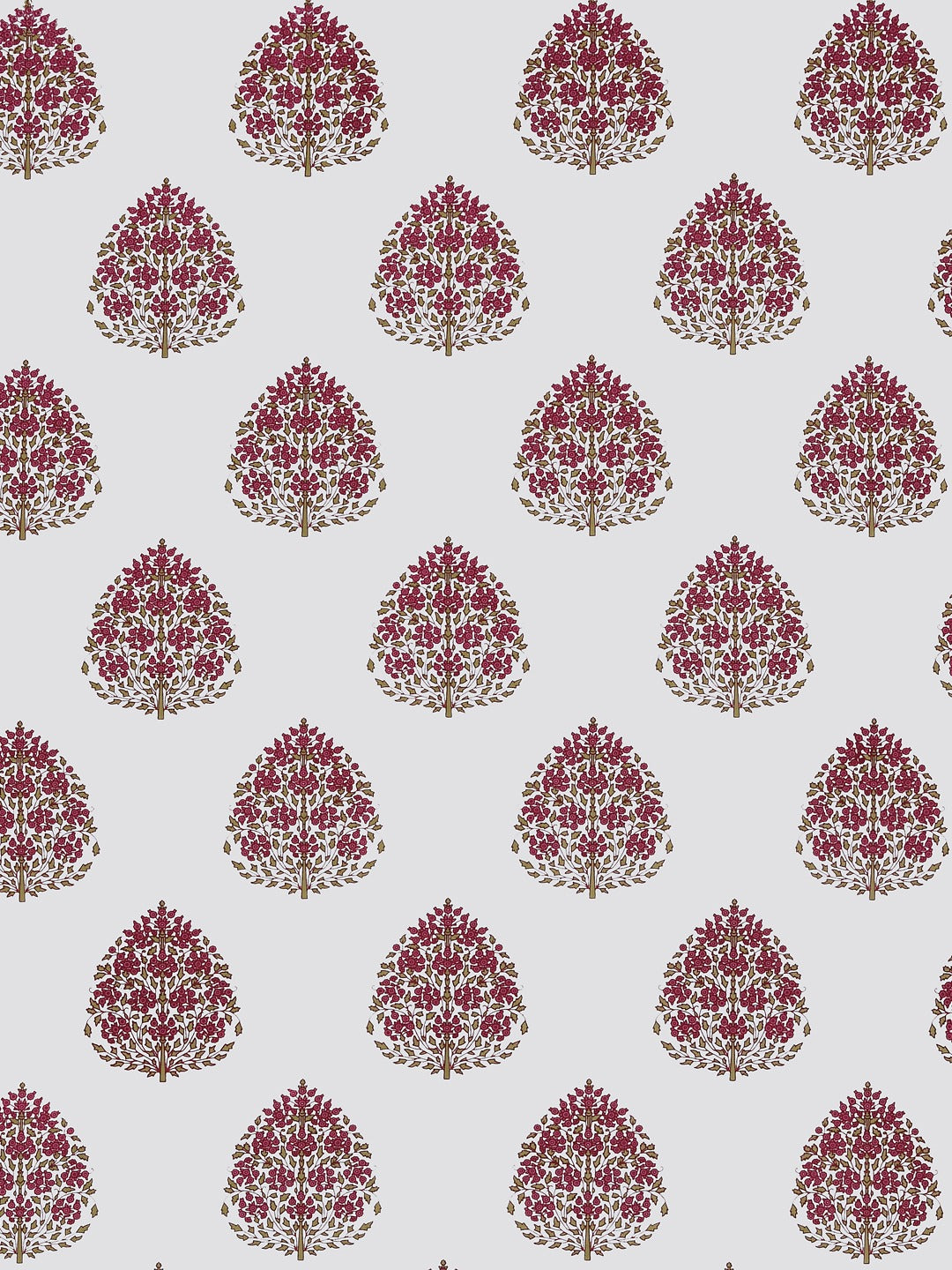 Set of 2 Cotton Handblock Printed Cotton Door Curtain - 7X5 feet