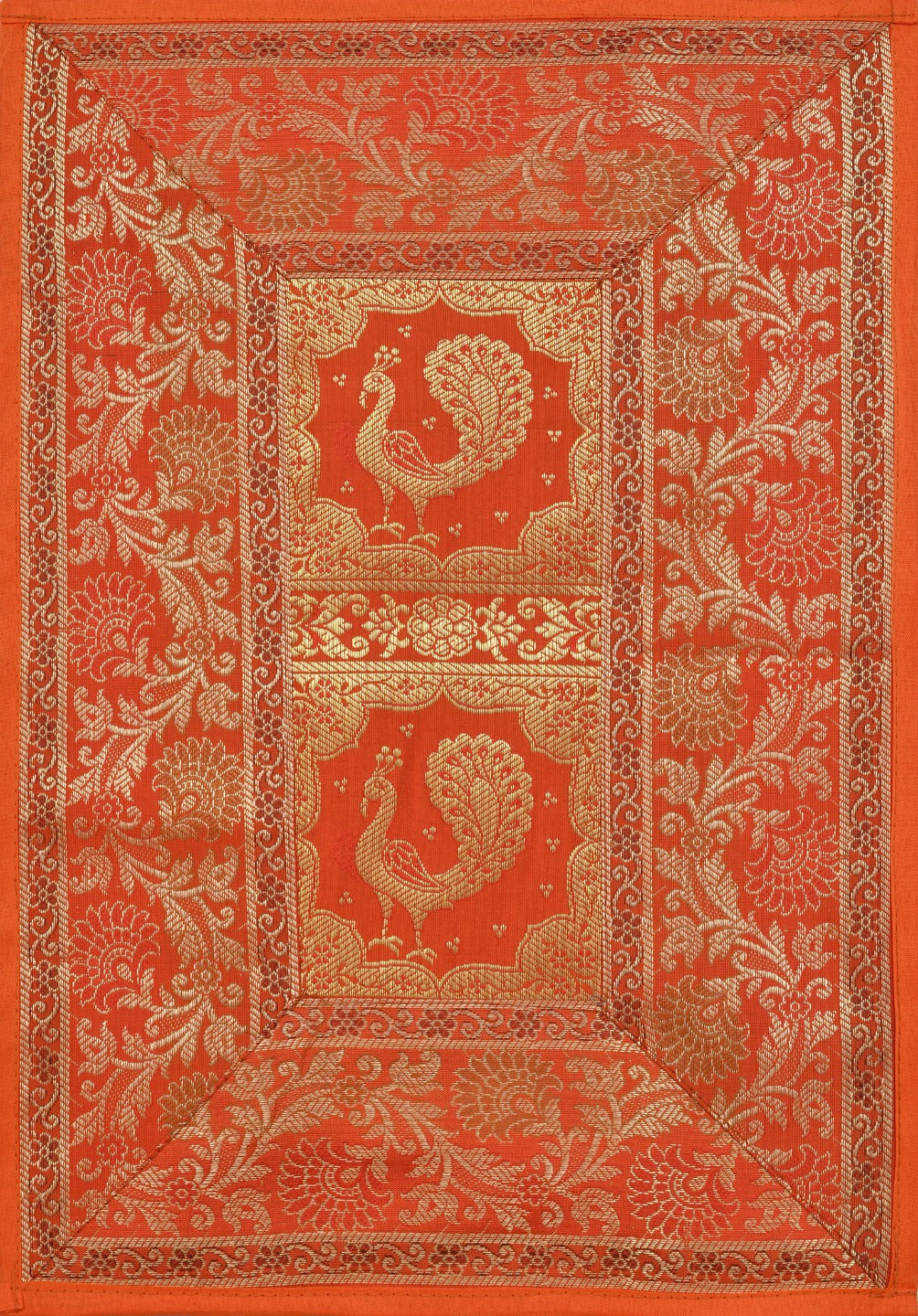 Banarasi Zari Set of 6 Placemats with 6 Coasters
