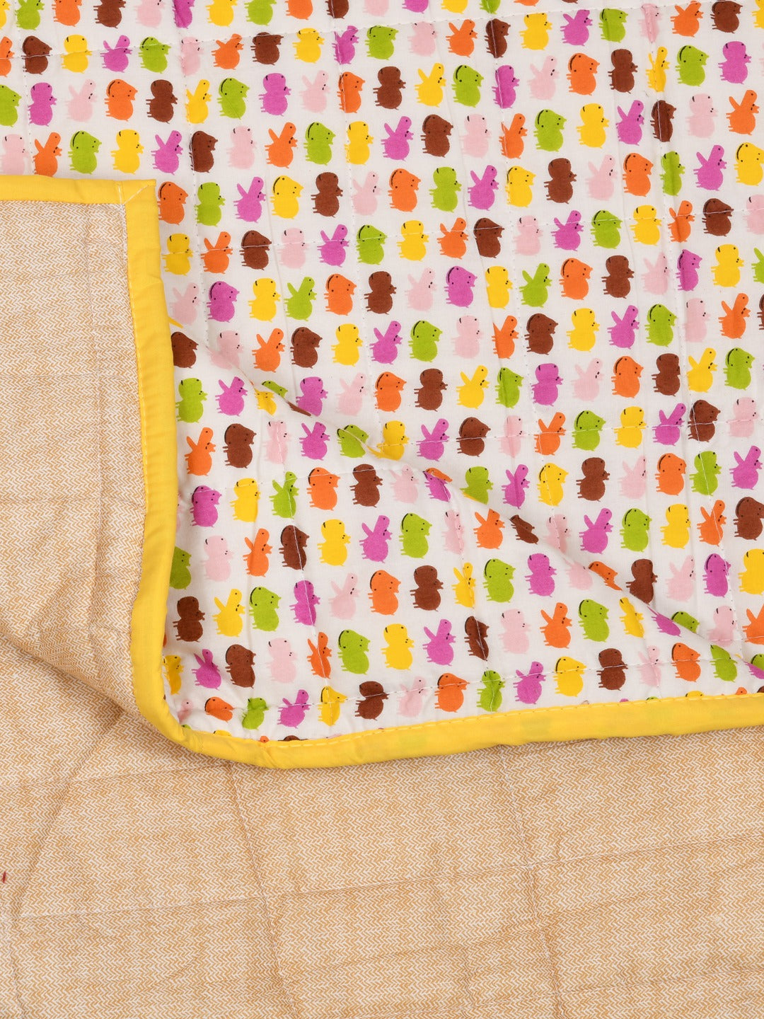 Cotton Reversible Kids Dohar/AC Blanket - 40X60 Inches
